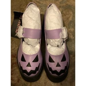 Trickz n Treats Smile Like You Mean It jack-o-lantern maryjanes